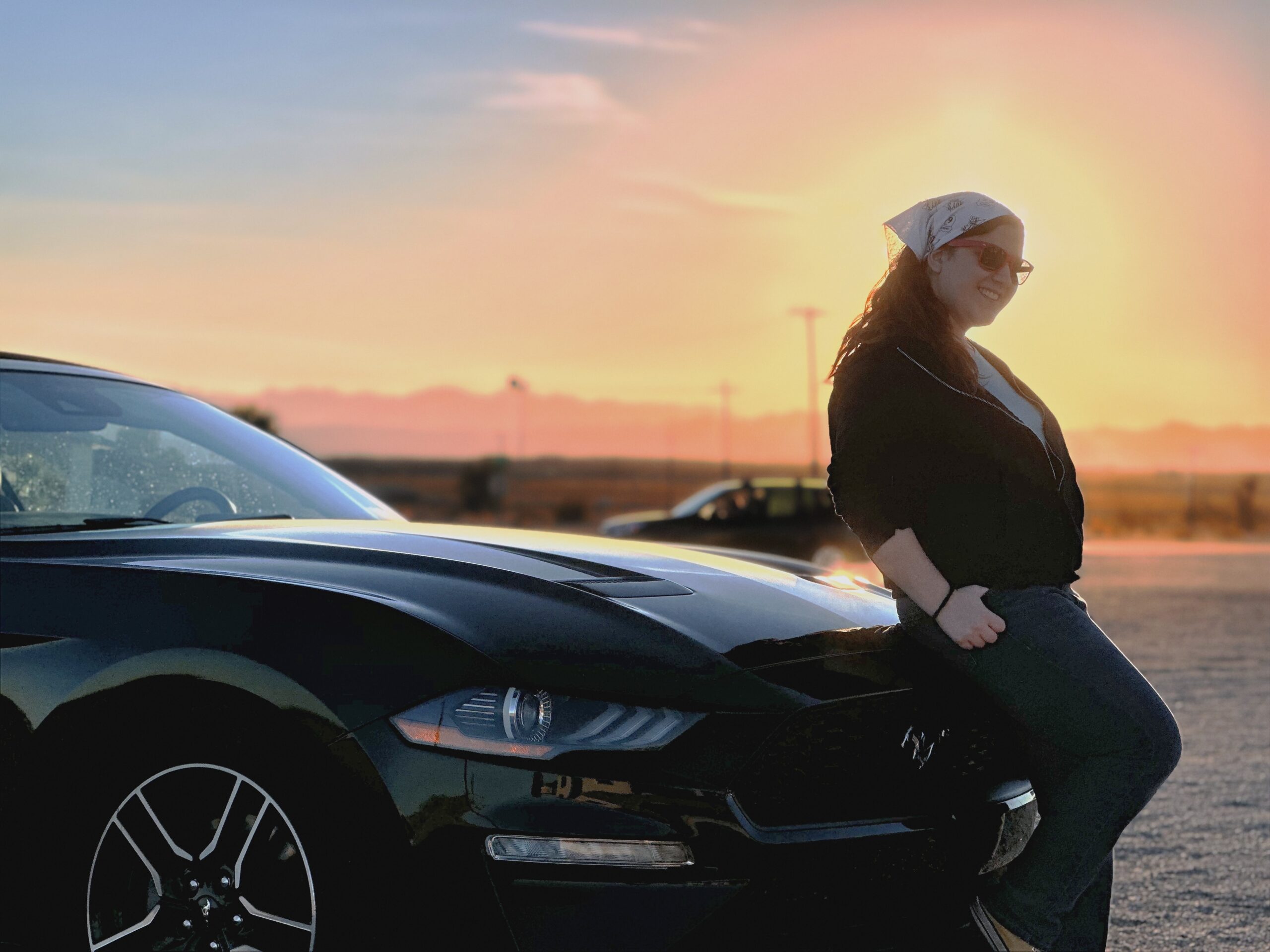 We rented a Mustang.